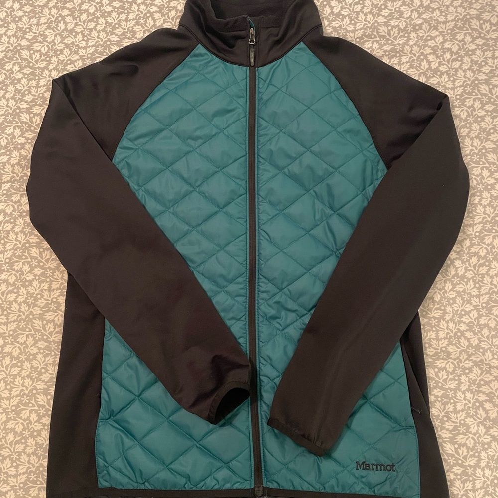 Marmot Women’s Insulated Jacket Large Black / Sea Green